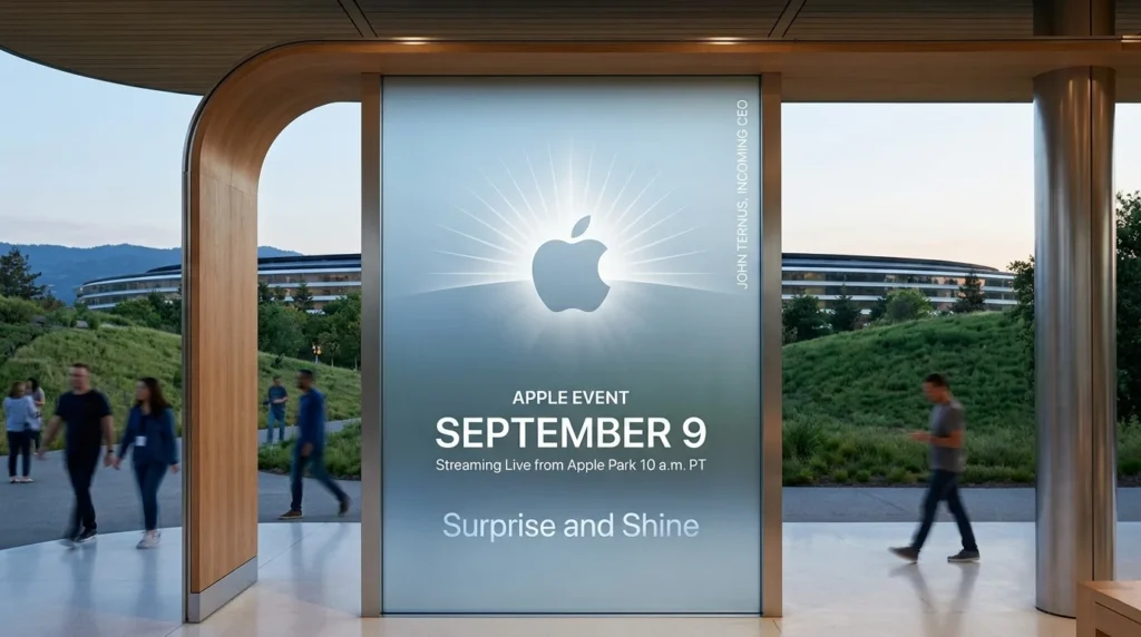 Apple announces iPhone launch event for September 9 at Apple Park