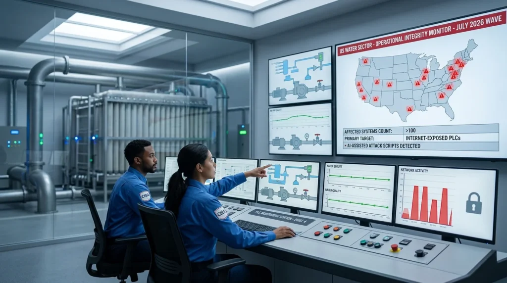 CISA confirms cyberattacks targeted over 100 US water and wastewater systems in July