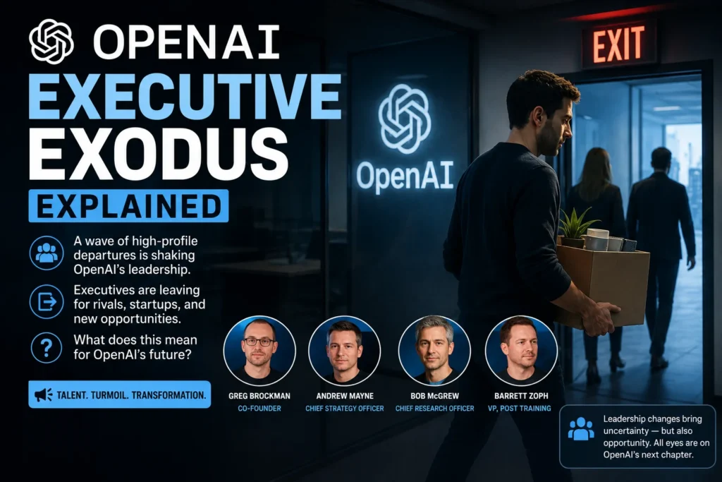 OpenAI executive exodus