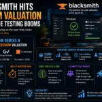 blacksmith ai code testing 550m valuation