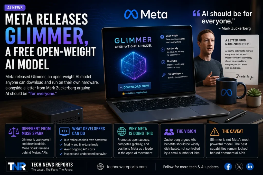 meta glimmer open weight ai model