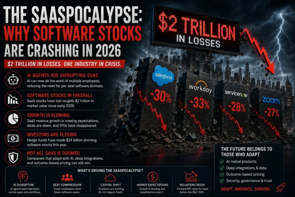 saaspocalypse software stocks 2026
