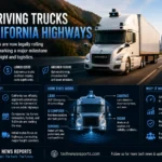 self driving trucks california highways
