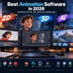 Comparison of the best 2D and 3D animation software options for 2026