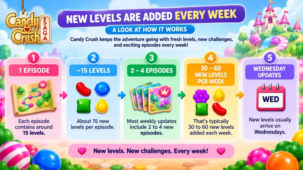 How Often New Levels Get Added