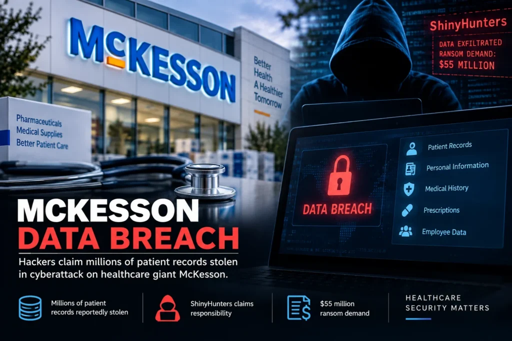 McKesson confirms data breach after ShinyHunters hacking group claims to steal patient records