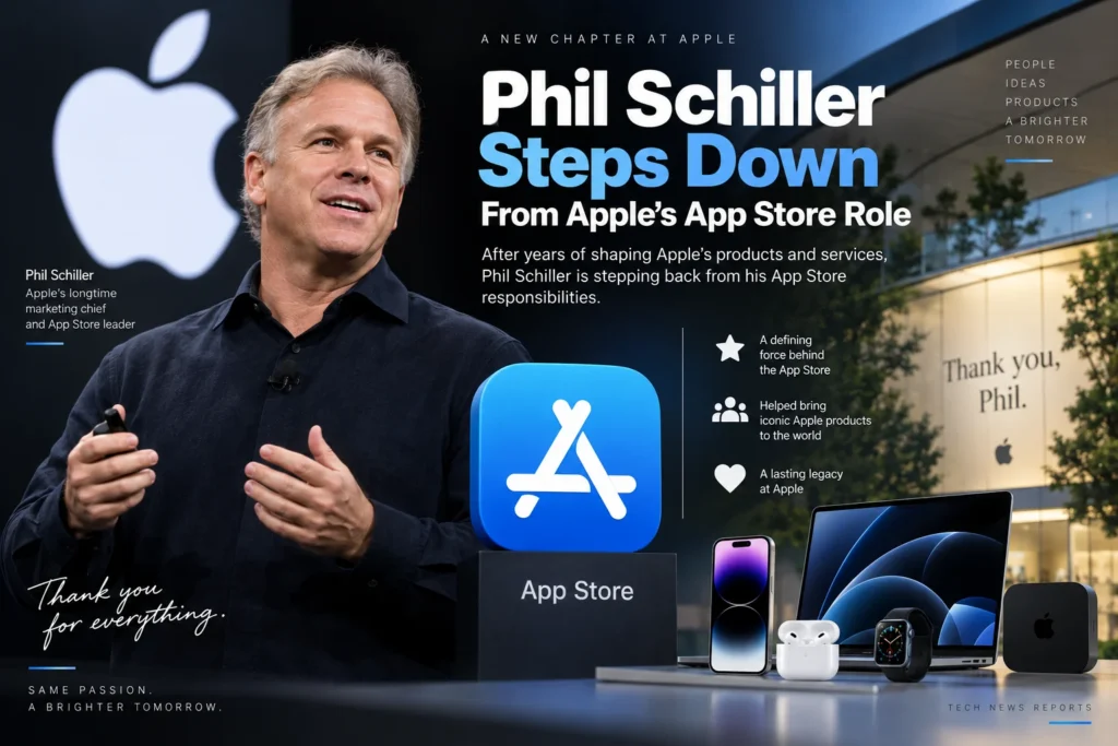 Phil Schiller steps down Apple