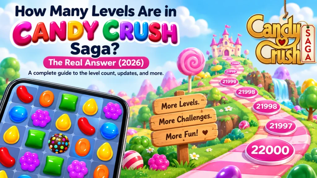 how many levels in candy crush