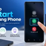 how to restart samsung phone